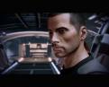 mass effect 2 - détails visage, gros plan sur sheppard